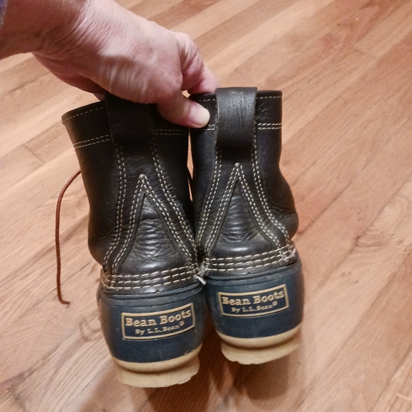 L.L Bean BEAN-BOOTS Ladies DM or 8 Made in Maine Navy Blue - Picture 7 of 8